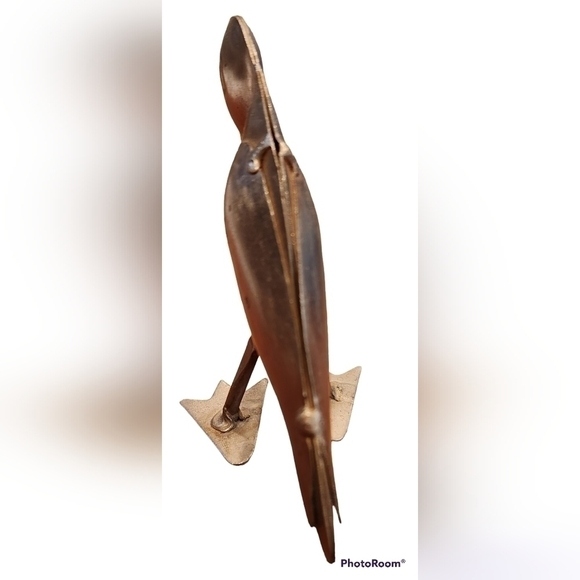 METAL bird sparrow sculpture - Picture 2 of 3